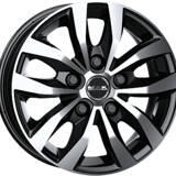 Mak LOAD 5 Fényes fekete Polírozott 5/118 17x7 ET68 71, 1 - garazsmester