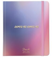 PLANALL Határidõnapló PLANALL New Classic B/5 heti keményfedelű gumis Live 2026 (21552) - tonerpiac