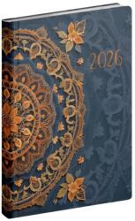 REALSYSTEM Zsebnaptár REALSYSTEM Fiestina B/6 álló fehér lapos Mandala 2026 (5411-61) - tonerpiac