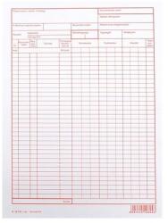  Nyomtatvány raktári nyilvántartó karton A/4 - tonerpiac