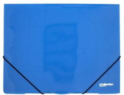 eCollection Gumis mappa E-COLLECTION A/4 műanyag kék (2-589) - tonerpiac