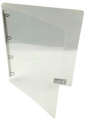 KARTON P+P Gyűrűskönyv A/4 20 mm 4 gyűrű átlátszó fehér (2-141) - tonerpiac