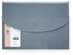 SPOKO Irattasak SPOKO ReLeaf PP A/5 cipzáras és DL patentos SoftTouch szürke (S110451206) - tonerpiac