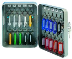 DONAU Kulcsszekrény DONAU fém 160x200x80 mm 20 kulcshoz szürke (U5241001PL-99) - tonerpiac