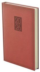 TopTimer Határidõnapló TOPTIMER Classic C021 A/5 napi sárga lapos bordó 2026 (C021C-002) - tonerpiac