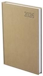 TopTimer Határidõnapló TOPTIMER Traditional T015 A/5 heti fehér lapos bézs 2026 (T015T-007) - tonerpiac