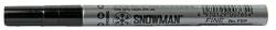 SNOWMAN Lakkmarker SNOWMAN FSP-12 3mm Fine ezüst (FSP-12) - tonerpiac