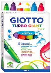 GIOTTO Filctoll GIOTTO Turbo Giant fluo vastag 7, 5mm akasztható 6 darabos (4330 00) - tonerpiac