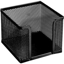 OPTIMA Kockatömbtartó OPTIMA fémhálós fekete (22701) - tonerpiac