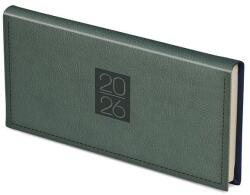 TopTimer Zsebnaptár TOPTIMER Classic C030 fekvõ sárga lapos zöld 2026 (C030C-006) - tonerpiac