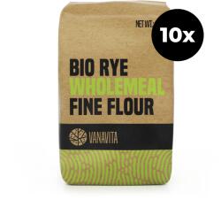 GymBeam Vanavita BIO Teljes kiőrlésű rozs finomliszt 10 x 1000 g