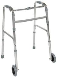  Két kerekű, összecsukható, állítható magasságú járókeret, Eco