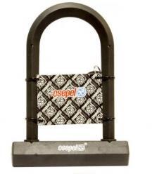 Csepel Zár U 186x260mm Szilikon Kulcs Fekete Ty-3872 (41980093bk) - motorbolt