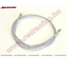 FREN-TUBO FÉKCSŐ ACÉL+KRÓM VÉG (EZÜST) 1600mm (55850)