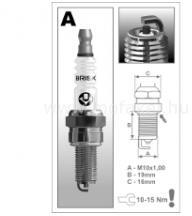 Brisk Gyújtógyertya AR12C BRISK (NGK CR8E) (964099)