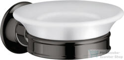 Hansgrohe AXOR MONTREUX fali szappantartó, polírozott fekete króm 42033330 (42033330)