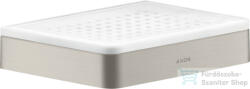 Hansgrohe AXOR UNIVERSAL SOFTSQUARE fali szappantartó, rozsdamentes acél hatású 42803800 (42803800)