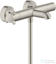 Hansgrohe AXOR Citterio E termosztátos kádtöltő csaptelep zuhanyszett nélkül, rozsdamentes acél hatású 36140800 (36140800)