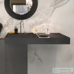 Laufen Kartell By Laufen 120x46 cm-es mosdó, jobb oldali polccal, 2 csaplyukkal, graphite matt H8133327588151 (H8133327588151)