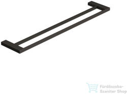 Kludi VELA C kétsínes törölközőtartó, szálcsiszolt fegyvermetál 31988N2 (31988N2)