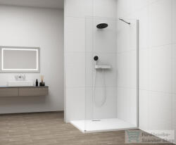 SAPHO ESCA CHROME Walk-in zuhanyfal, falra szerelhető, transzparent üveg, 1300mm (ES1013-01) (ES1013-01) - furdoszoba-szaniter