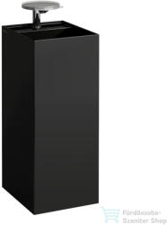 Laufen Kartell By Laufen szabadon álló mosdó, speciális rejtett lefolyóval, Matt fekete H8113317161111 (H8113317161111)