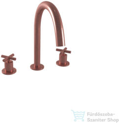 Bugnatese Rodos 3 üléses mosdó csaptelep leeresztő nélkül, rame 7312SRA (7312SRA)