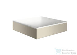 Hansgrohe AXOR SUITE 40x40 cm-es pultra ültethető mosdó csaplyuk nélkül, matt fehér/szálcsiszolt nikkel 42003820 (42003820)