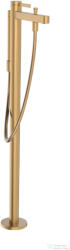 Hansgrohe FINORIS szabadon álló kádtöltő csaptelep, szálcsiszolt bronz 76445140 (76445140)