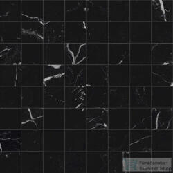 Marazzi Allmarble Elegant Black Mosaico Lux 30x30 cm-es padlólap M48W (M48W)