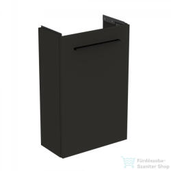 Ideal Standard I. Life S 41x20, 5 cm-es 1 ajtós fali szekrény mosdó és fogantyú nélkül, Carbon grey matt T5296NV (T5296NV)