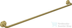 Hansgrohe AXOR UNIVERSAL CIRCULAR 85, 5 cm-es törölközőtartó, szálcsiszolt sárgaréz hatású 42880950 (42880950)