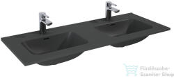 AREZZO design SKAPPA 120 cm-es dupla mosdó, matt antracit AR-146076 (AR-146076)