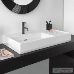 Laufen Kartell By Laufen 90x46 cm-es csiszolt aljú mosdó 1 csaplyukkal, LCC Active bevonattal, fehér H818338A001111 (H818338A001111)