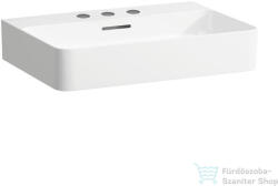 Laufen Val SaphirKeramik 60x42 cm-es csiszolt aljú mosdó 3 csaplyukkal, LCC bevonattal, fehér H8162834001081 (H8162834001081)