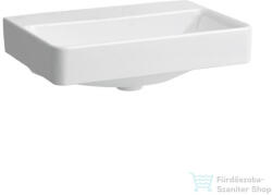 Laufen Pro S 55x38 cm-es csiszolt aljú mosdó csaplyuk és túlfolyó nélkül, LCC Active bevonattal, fehér H817958A001421 (H817958A001421)