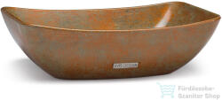 S.V.I.S. Design mosdó 50 cm VIRGO BASIC - SMOKED METAL, réz és zöld, félmatt lakk UBX. VIRGO. BC. 050.000. MS. 03.2 (UBX_VIRGO_BC_050_000_MS_03_2)