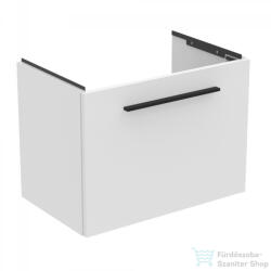 Ideal Standard I. Life S 60x37, 5 cm-es 1 fiókos fali szekrény mosdó és fogantyú nélkül, matt fehér T5292DU (T5292DU)