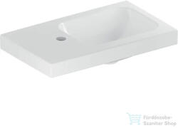 Geberit iCON LIGHT 53x31 cm-es beépíthető mosdó bal oldali csaplyukkal, túlfolyó nélkül, fehér 501.833. 00.1 (501833001)