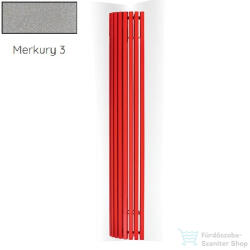 Radeco CARRERA N 1800x235 sarokba építhető, íves design radiátor, MERKURY 3 (metál világosszürke) színben (Radeco_CARRERA_N_MERKURY3)