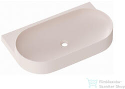 RAVAK YARD 80 konzollal falra szerelhető mosdó csaptelep furattal, Alabaster Pink XJX0G280000 (XJX0G280000)