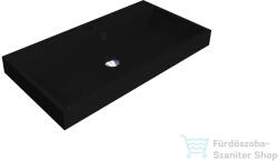 LunArt Atty 800 79, 4x41, 7 cm-es beépíthető öntöttmárvány mosdó, fekete kvarc 5999123005731 (5999123005731)