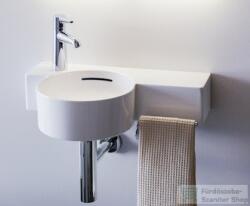 Laufen Val SaphirKeramik 55x31, 5 cm-es kézmosó, jobb oldali pulttal, LCC Active bevonattal, fehér H815283A001051 (H815283A001051)