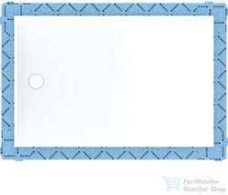 Geberit SETAPLANO 160x80x4, 5 cm-es zuhanytálca, matt fehér 154.268. 11.1 (154268111)
