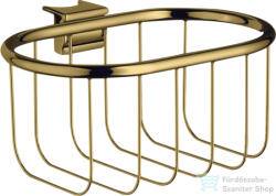 Hansgrohe AXOR UNIVERSAL MONTREUX 160/83 szappantartó kosár Unica zuhanyrúdra, polírozott arany hatású 42066990 (42066990)