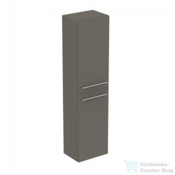 Ideal Standard I. Life A 40x30x160 cm-es 2 ajtós szekrény fogantyú nélkül, Quartz grey matt T5260NG (T5260NG)