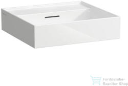 Laufen Kartell By Laufen 50x46 cm-es csiszolt aljú mosdó csaplyuk nélkül, matt fehér H8163327571091 (H8163327571091)