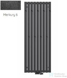 Radeco CALLE 2 1650x620 design radiátor akasztókkal, MERKURY 6 (metál fekete) színben (Radeco_CALLE_2_MERKURY6)