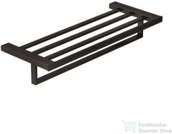 Kludi VELA C törölközőtartó polccal, szálcsiszolt fegyvermetál 31989N2 (31989N2)