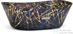 S.V.I.S. Design mosdó 50 cm LIBRA BASIC - PUNK fekete, matt lakk UBX. LIBRA. BC. 050.000. PU. 03.1 (UBX_LIBRA_BC_050_000_PU_03_1)